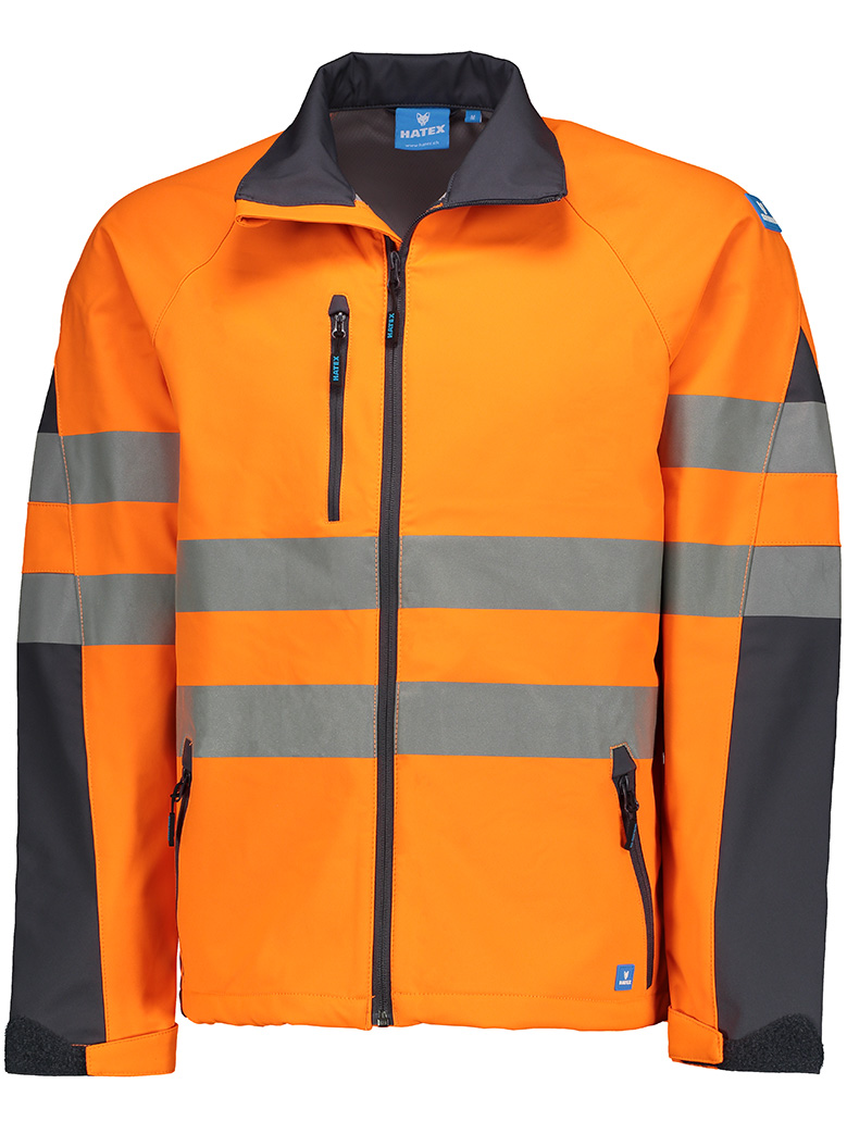 Veste Softshell haute visibilité stretch coupe-vent