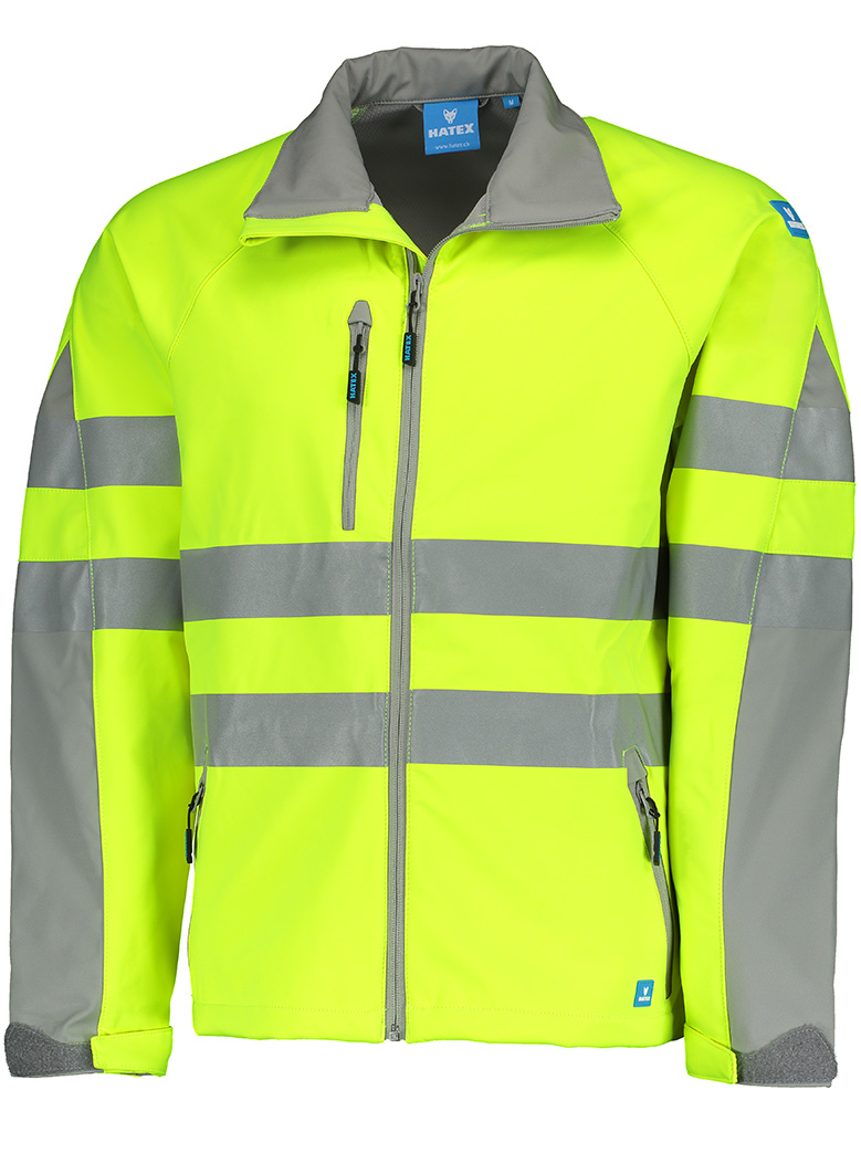 Veste Softshell haute visibilité stretch coupe-vent