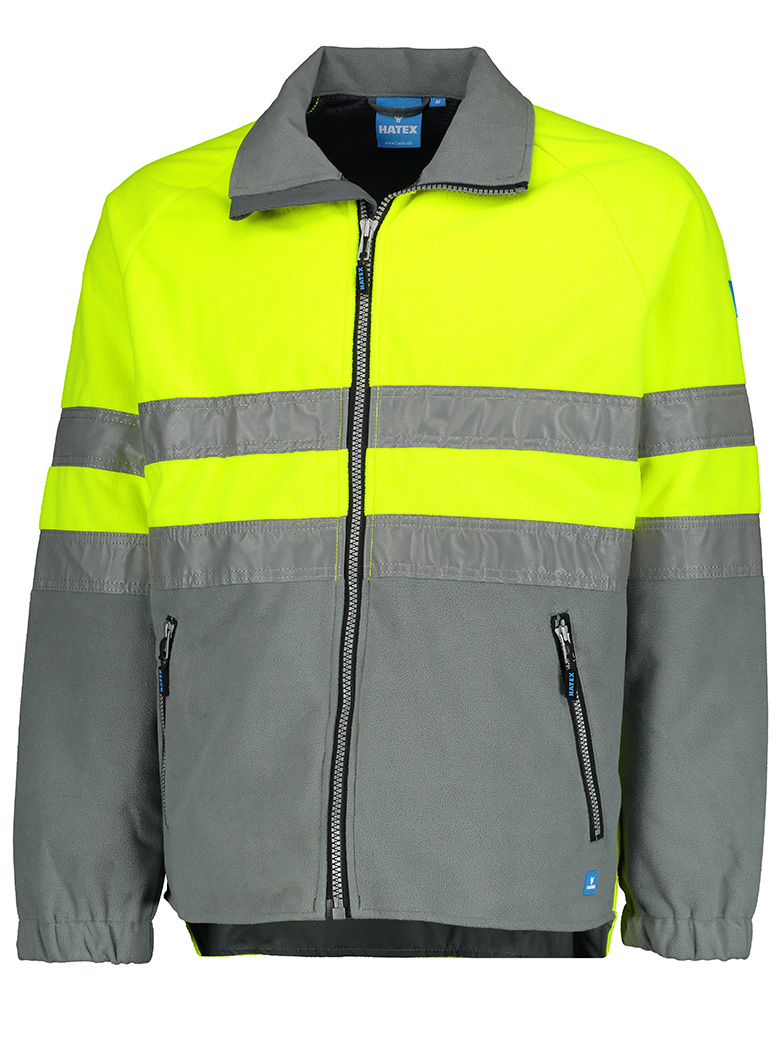 Veste polaire haute visibilitécoupe-vent