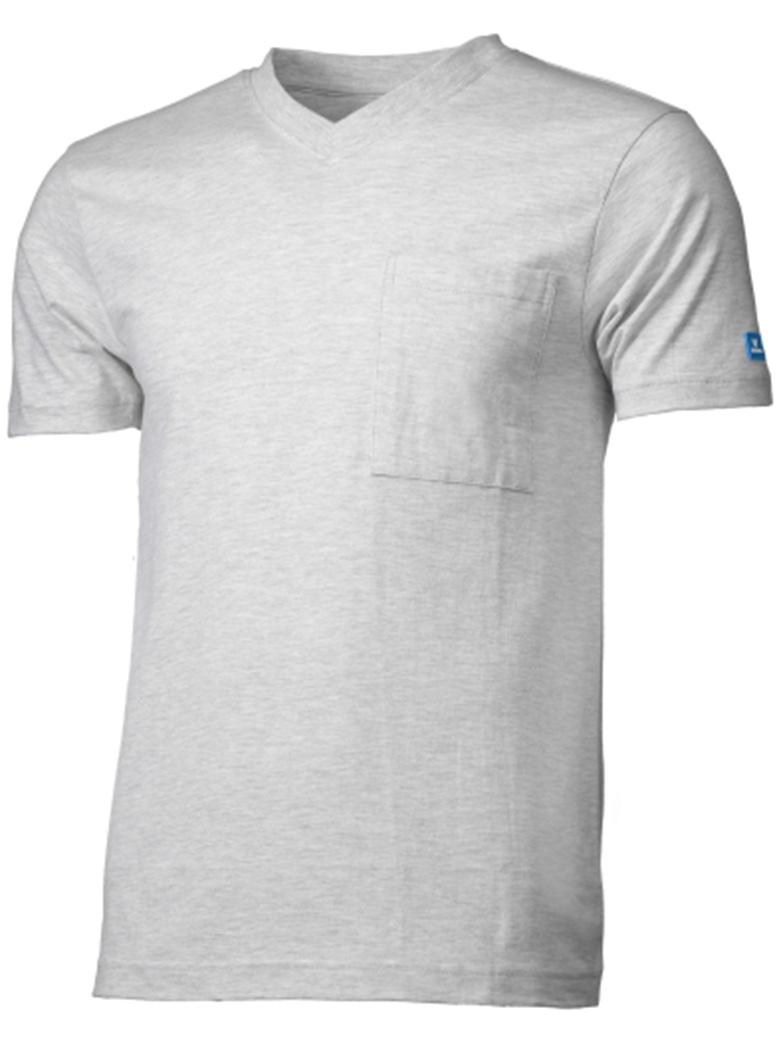 T-shirt Col en V, 170gr.