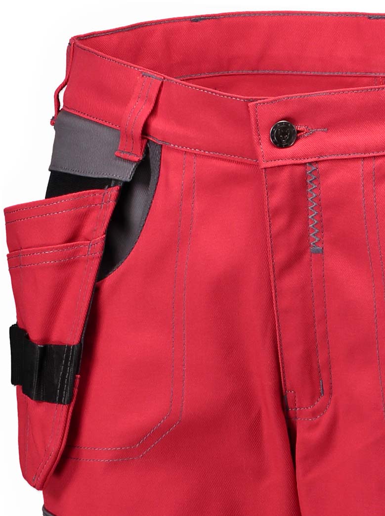 Poche amovible à zipperPantalon droite, industrie