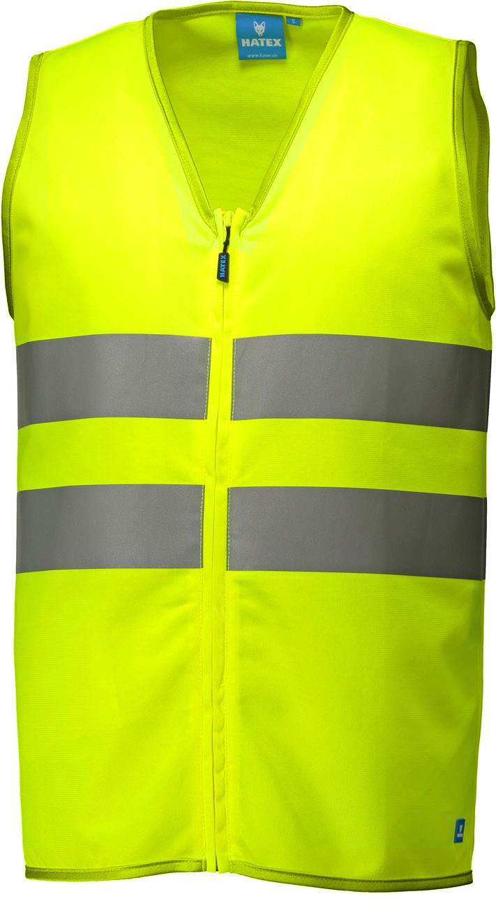 Gilet haute visibilité avec fermeture éclair