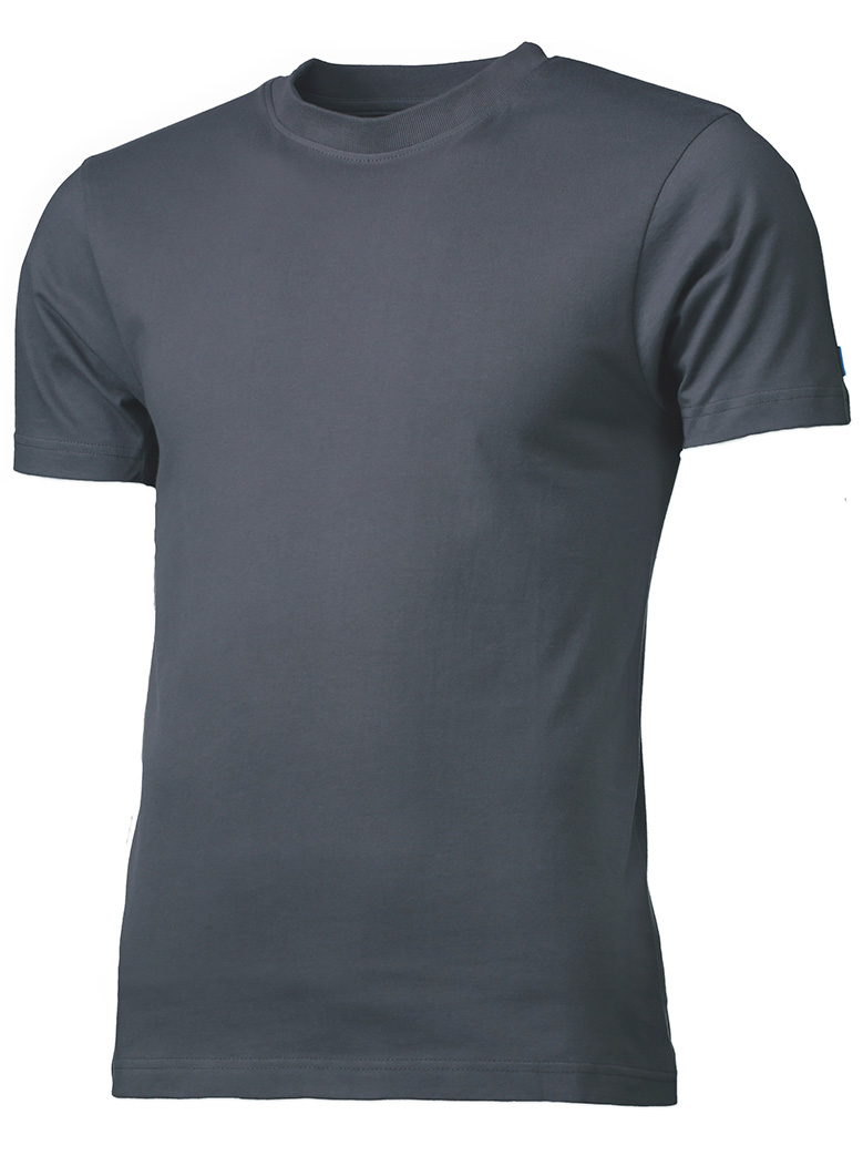 T-Shirt tissu mélangé, col rond, 180gr.