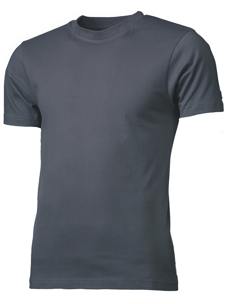 T-Shirttissu mélangé, col rond, 180gr.