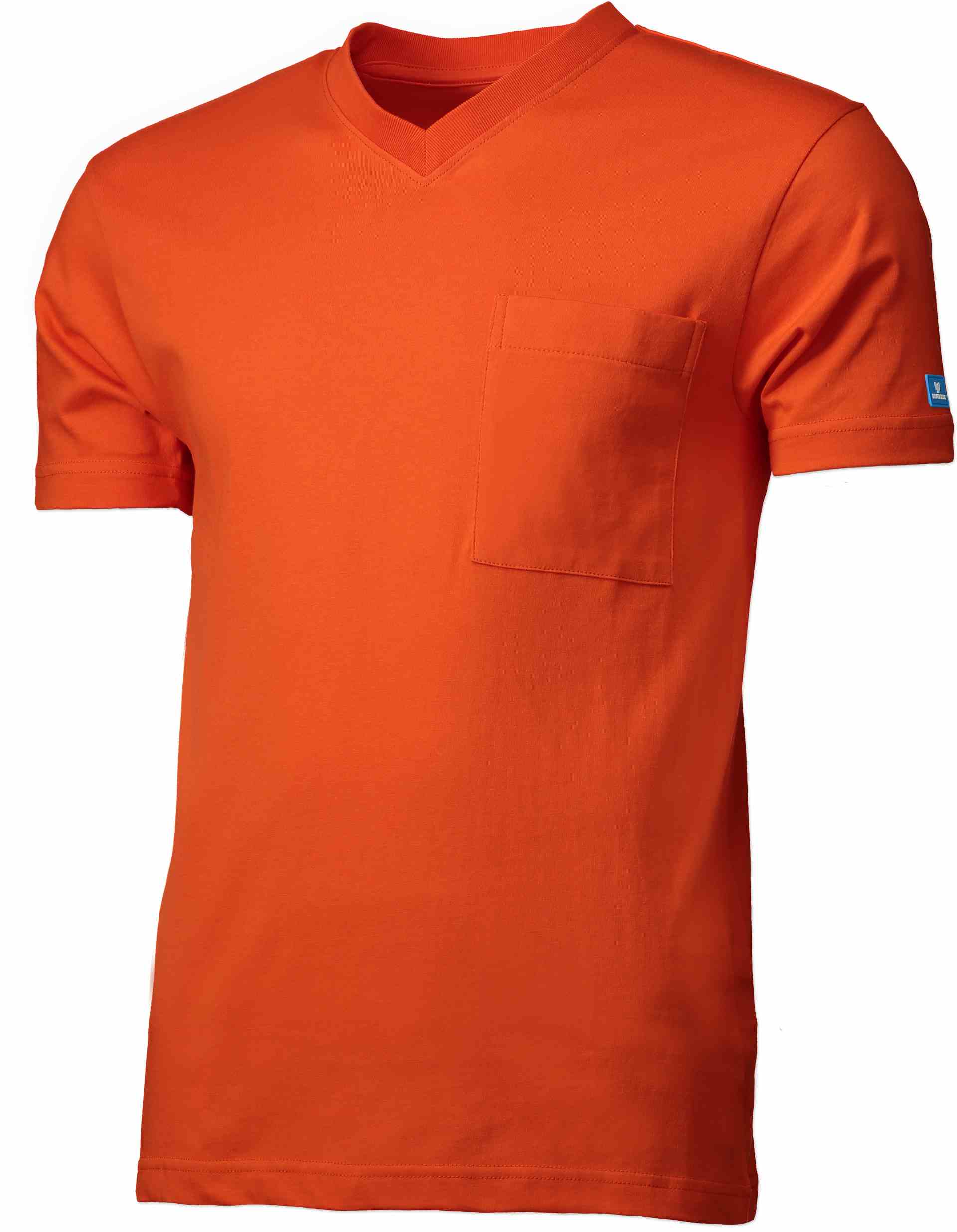 T-shirt Col en V, 180gr.