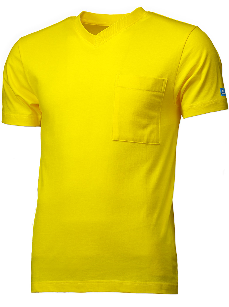 T-shirt Col en V, 180gr.