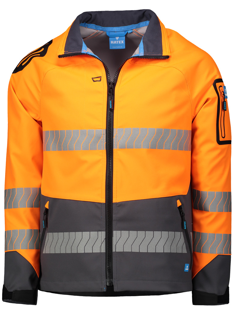 XPERT Veste Softshell haute visibilitécoupe-vent