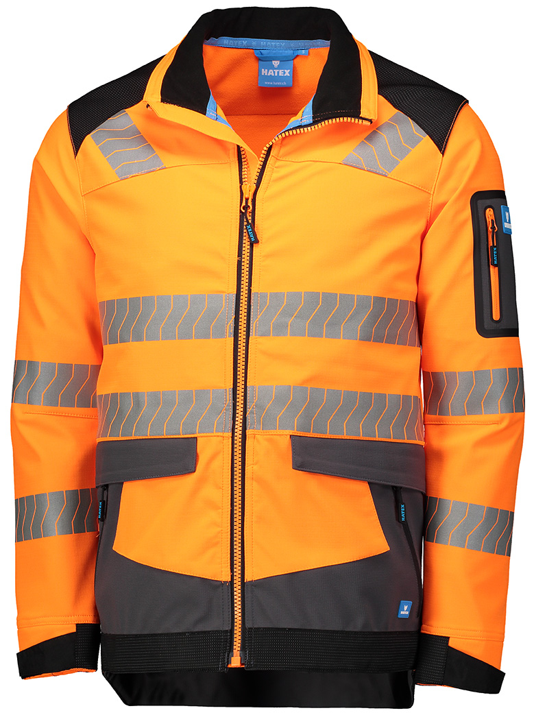 XPERT Veste Softshell haute visibilité coupe-vent Rip-Stop