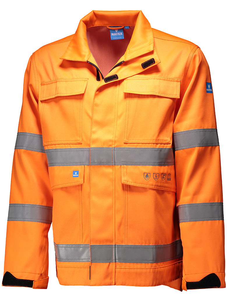 Veste de soudeur haute visibilité retardateur de flamme