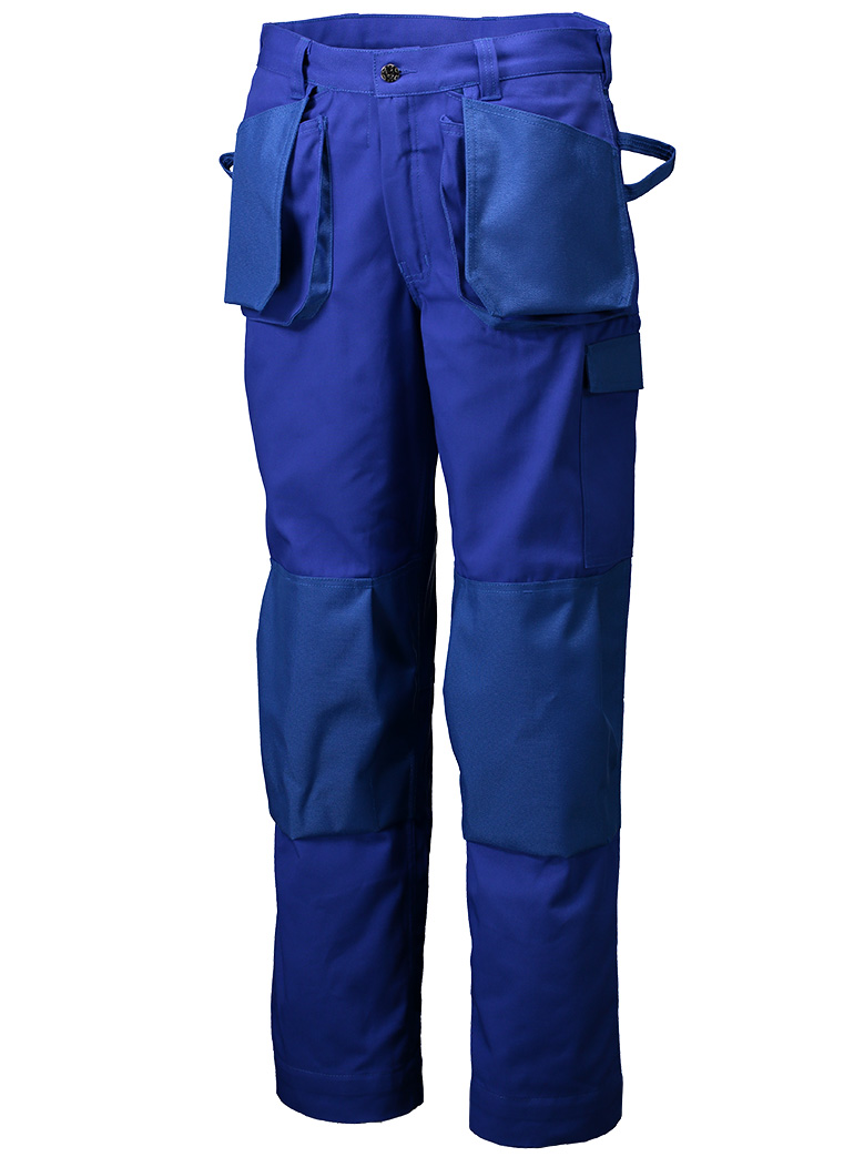 Arbeitshose blaumit ausklappbaren Taschen